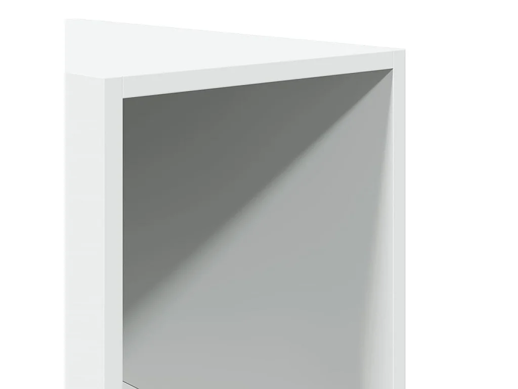 Kledingkast 30x50x200 cm bewerkt hout wit