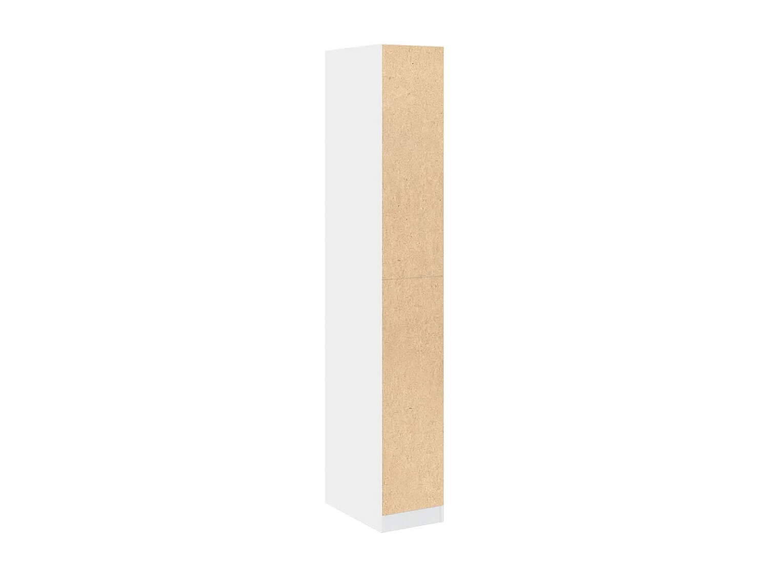 Kleiderschrank Weiß 30x50x200 cm Holzwerkstoff