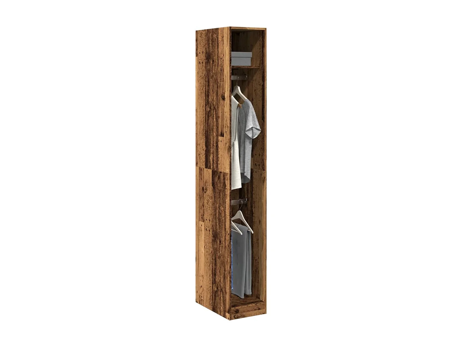 Armadio Legno Antico 30x50x200 cm in Legno Multistrato