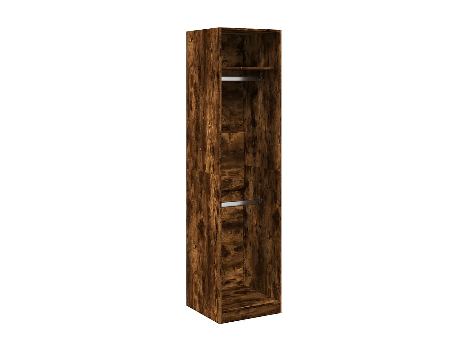 Kleiderschrank Räuchereiche 50x50x200 cm Holzwerkstoff