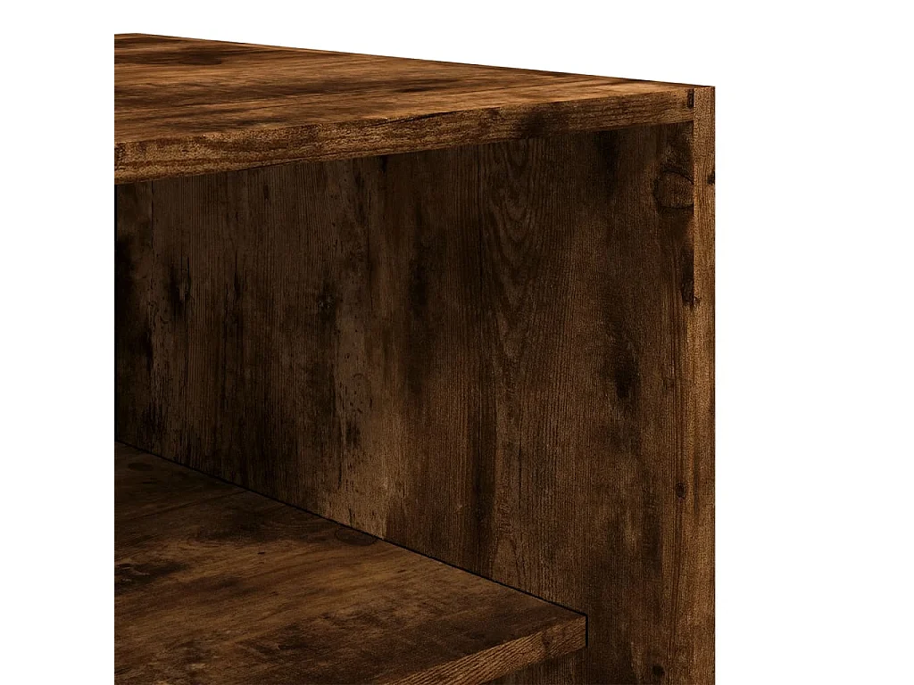 Garde-robe chêne fumé 50x50x200 cm bois d'ingénierie