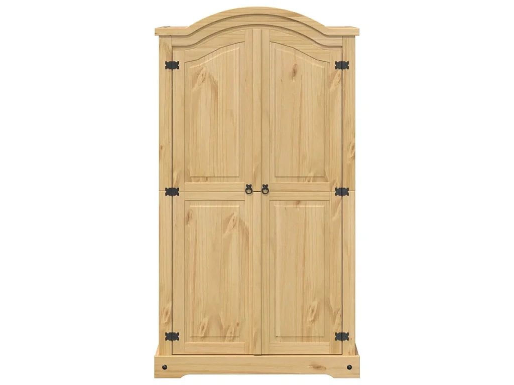 Armadio Corona 102x52x186 cm in Legno Massello di Pino