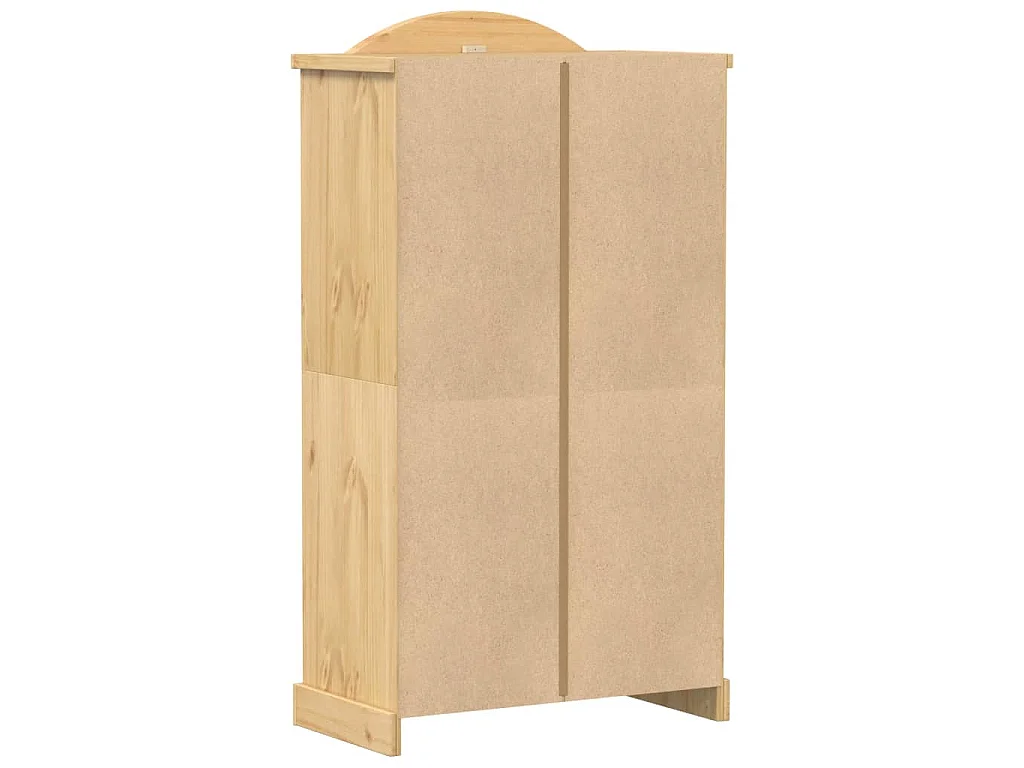 Armadio Corona 102x52x186 cm in Legno Massello di Pino