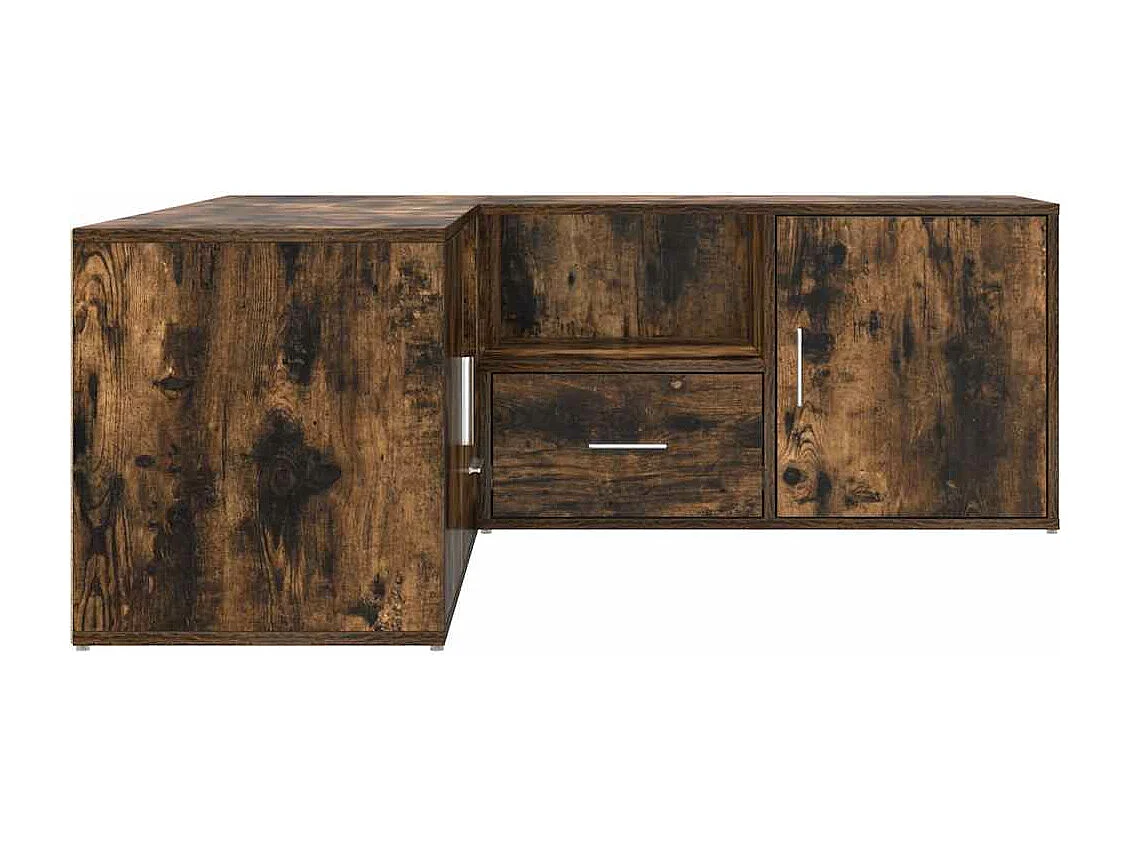 Armário de canto 200x40x45 cm derivados madeira carvalho fumado