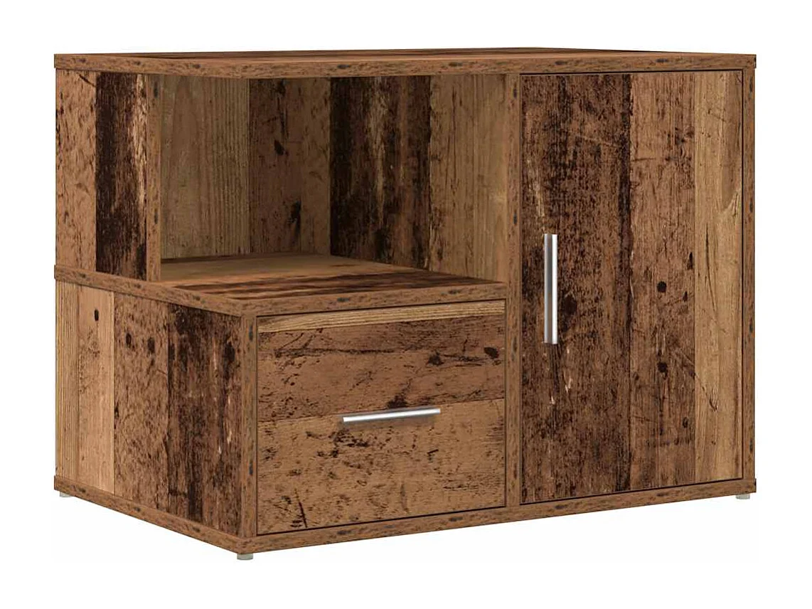 Armoire d'angle vieux bois 160x40x45 cm bois d'ingénierie