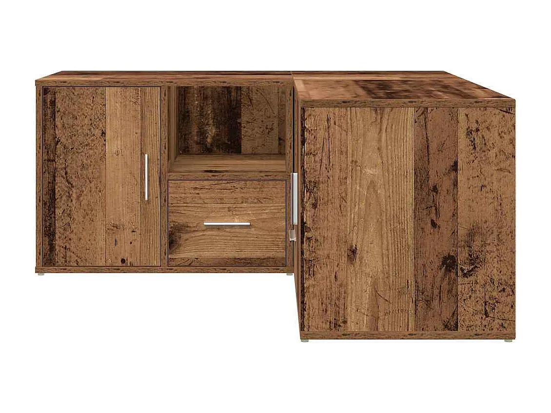 Armoire d'angle vieux bois 160x40x45 cm bois d'ingénierie