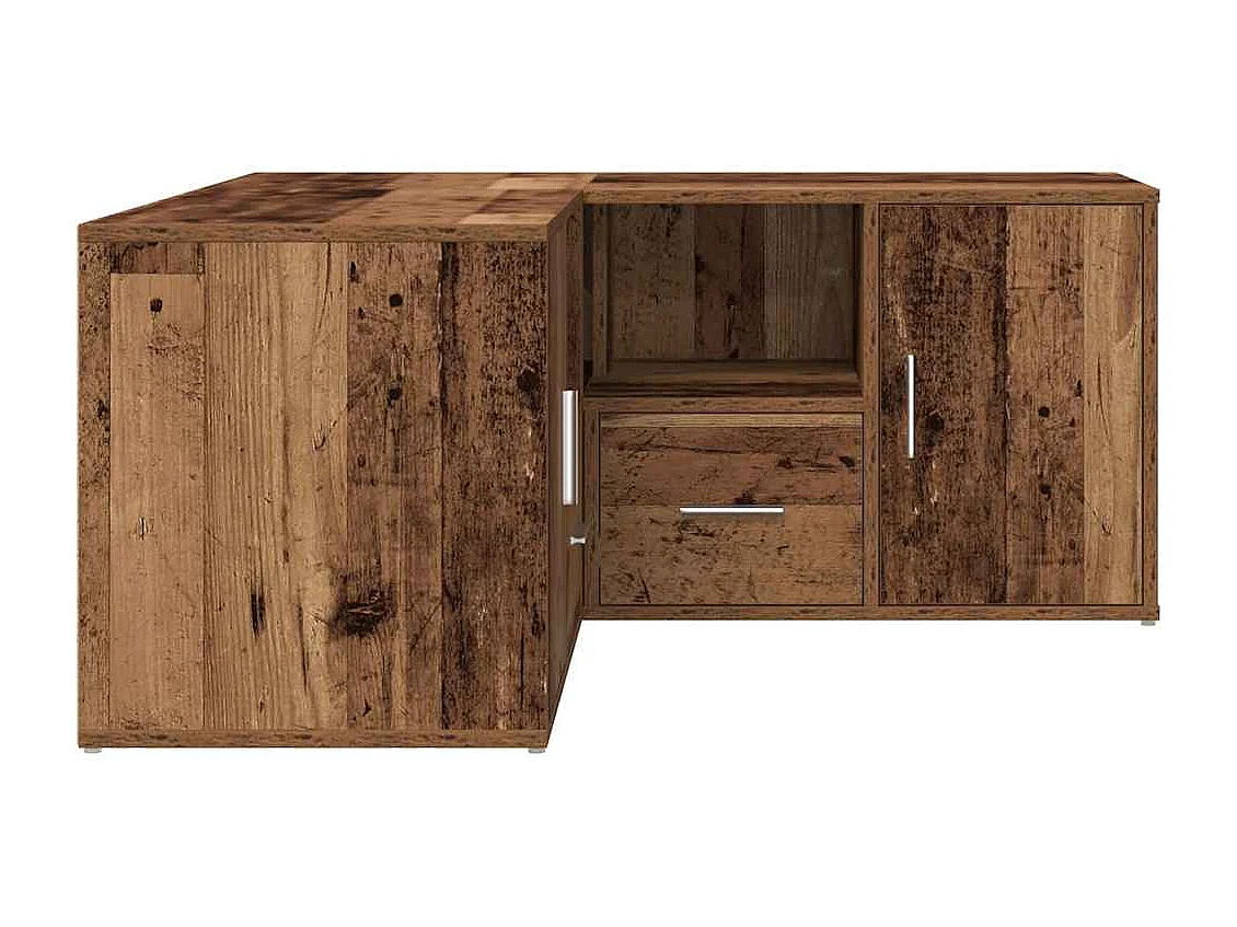 Armoire d'angle vieux bois 160x40x45 cm bois d'ingénierie