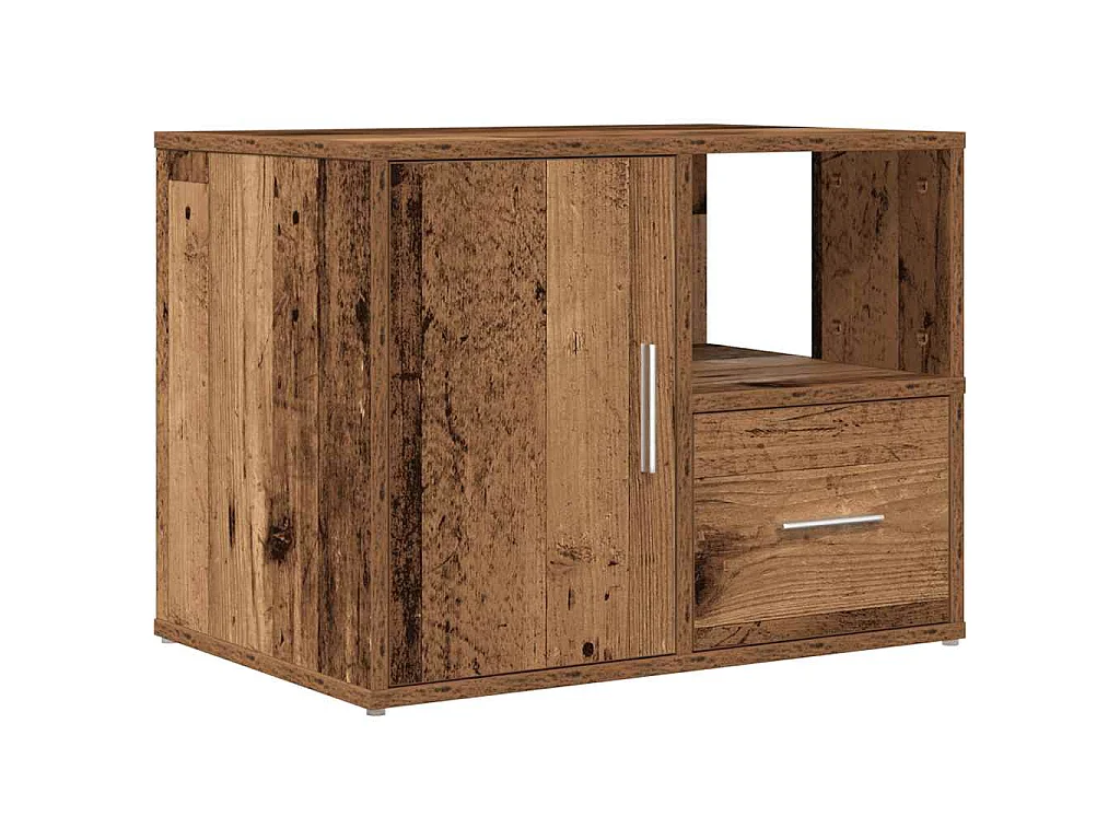 Eckregal Altholz-Optik 160x40x45 cm Holzwerkstoff