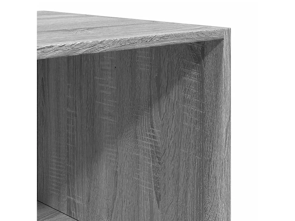 Kleiderschrank Grau Sonoma 100x50x200 cm Holzwerkstoff