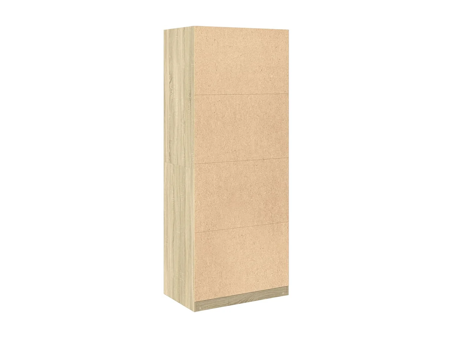 Kleiderschrank Sonoma-Eiche 80x50x200 cm Holzwerkstoff