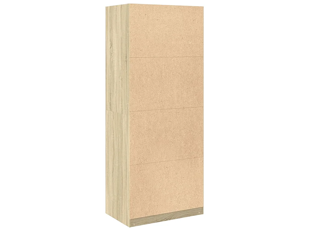Armadio Rovere Sonoma 80x50x200 cm in Legno tecnico
