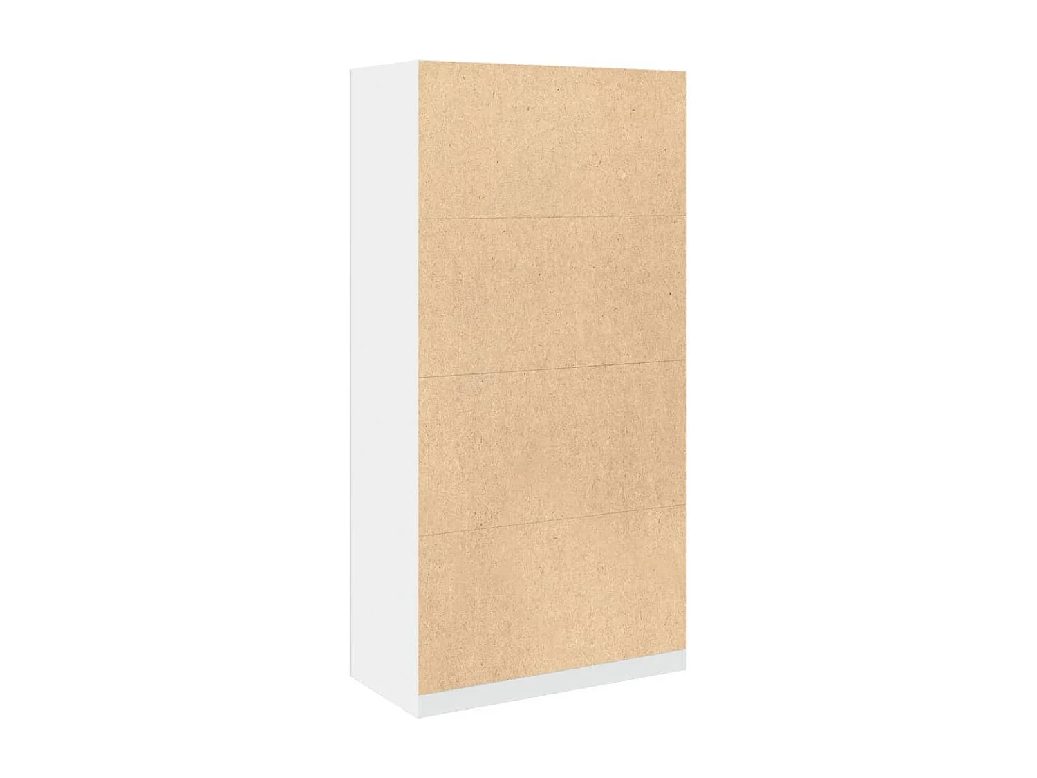 Armadio Bianco 100x50x200 cm in Legno Multistrato