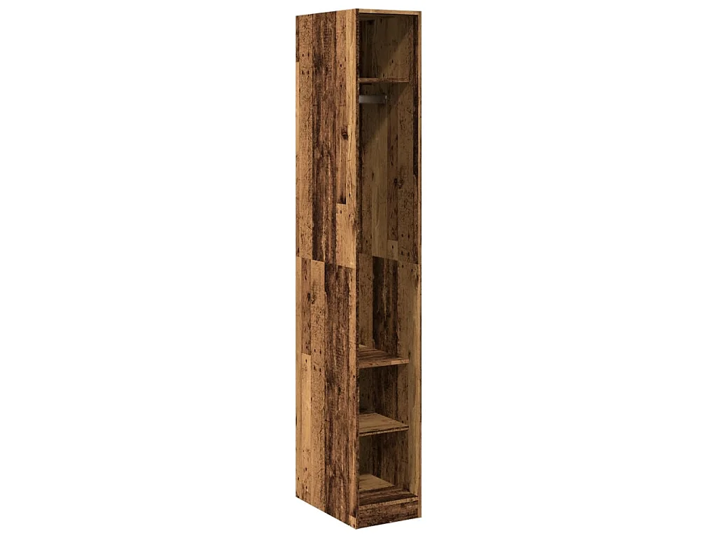 Armadio Legno Antico 30x50x200 cm in Legno Multistrato
