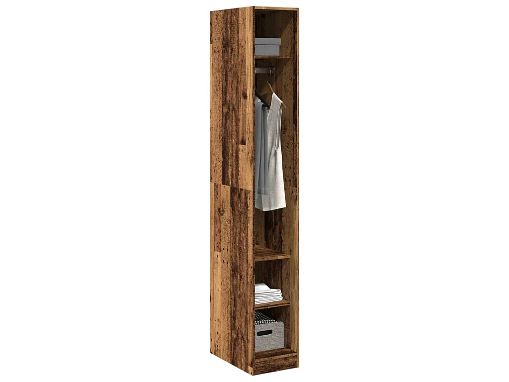 Armadio Legno Antico 30x50x200 cm in Legno Multistrato