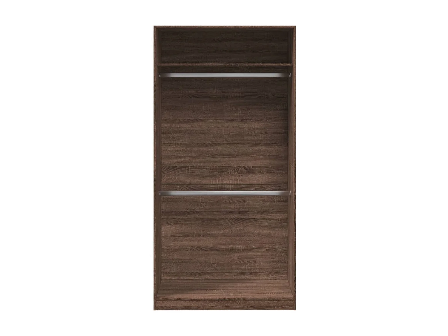 Armadio Rovere Marrone 100x50x200 cm in Legno Multistrato