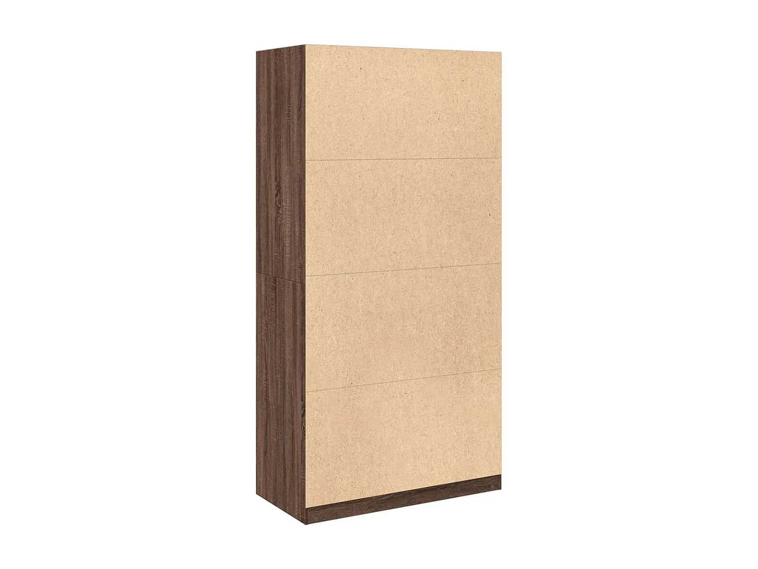 Armadio Rovere Marrone 100x50x200 cm in Legno Multistrato