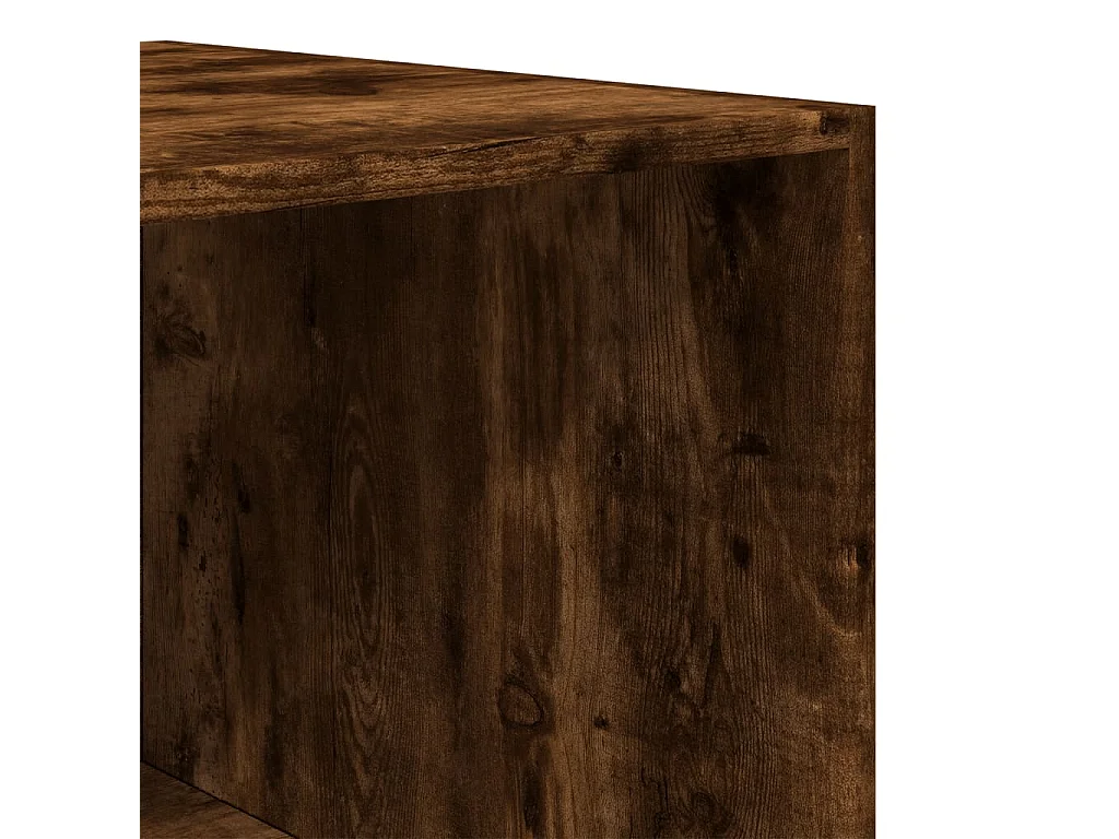 Kleiderschrank Räuchereiche 80x50x200 cm Holzwerkstoffs