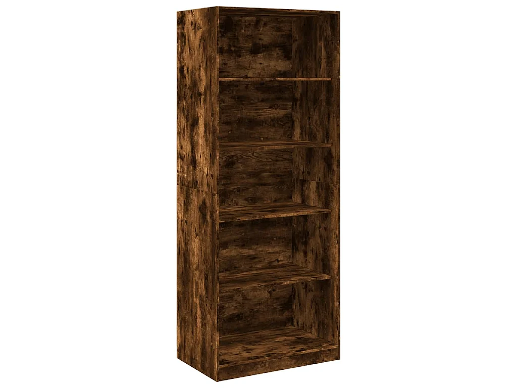 Garde-robe chêne fumé 80x50x200 cm bois d'ingénierie