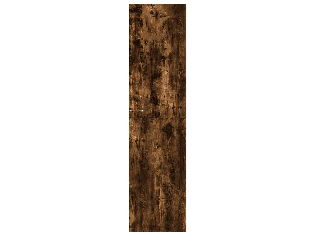 Garde-robe chêne fumé 80x50x200 cm bois d'ingénierie