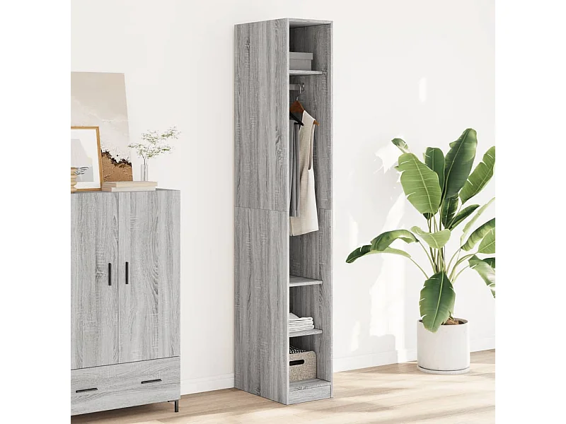 Garde-robe sonoma gris 30x50x200 cm bois d'ingénierie