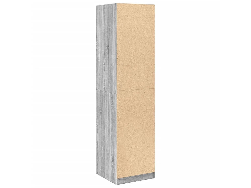 Armadio Grigio Sonoma 50x50x200 cm in Legno tecnico