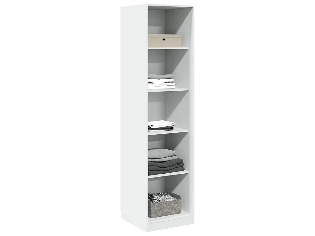 Roupeiro 50x50x200 cm contraplacado branco