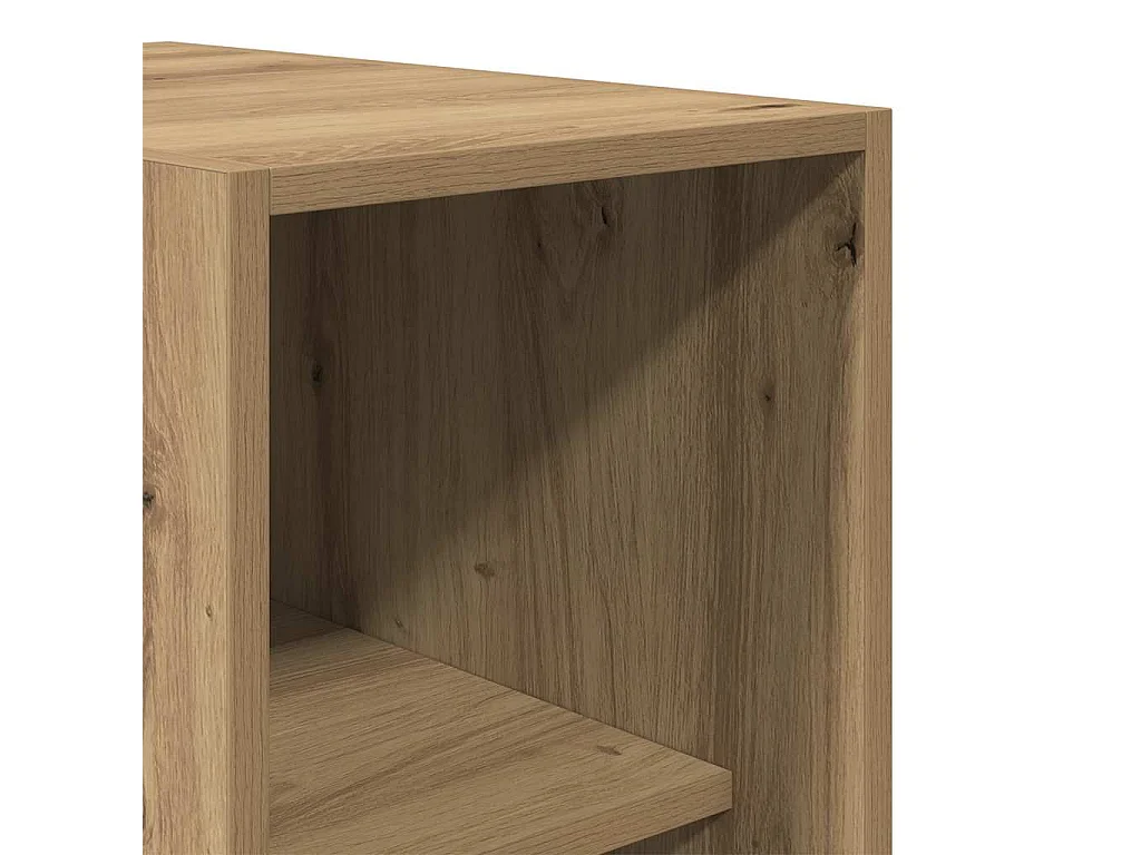 Garde-robe chêne artisanal 30x50x200 cm bois d'ingénierie