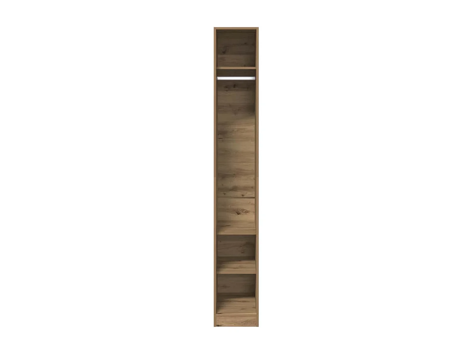 Armadio Rovere Artigianale 30x50x200 cm in Legno Multistrato