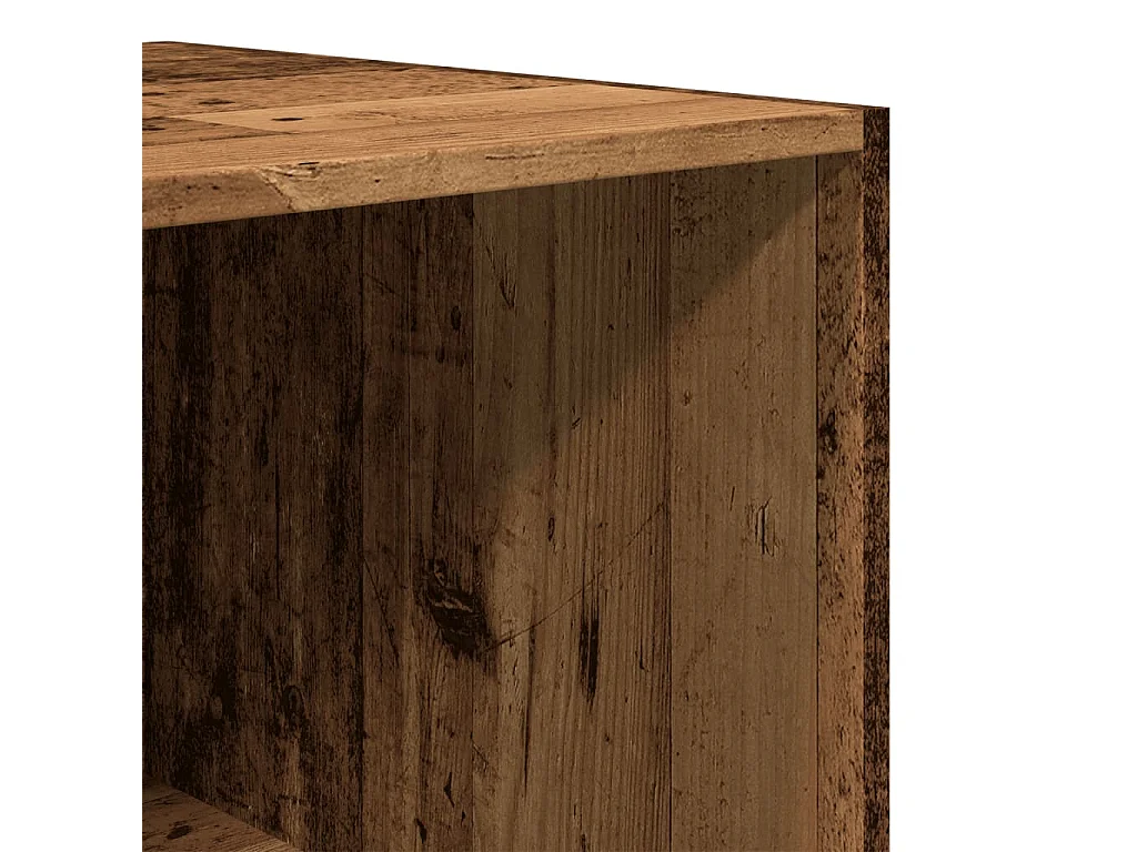 Garde-robe vieux bois 50x50x200 cm bois d'ingénierie