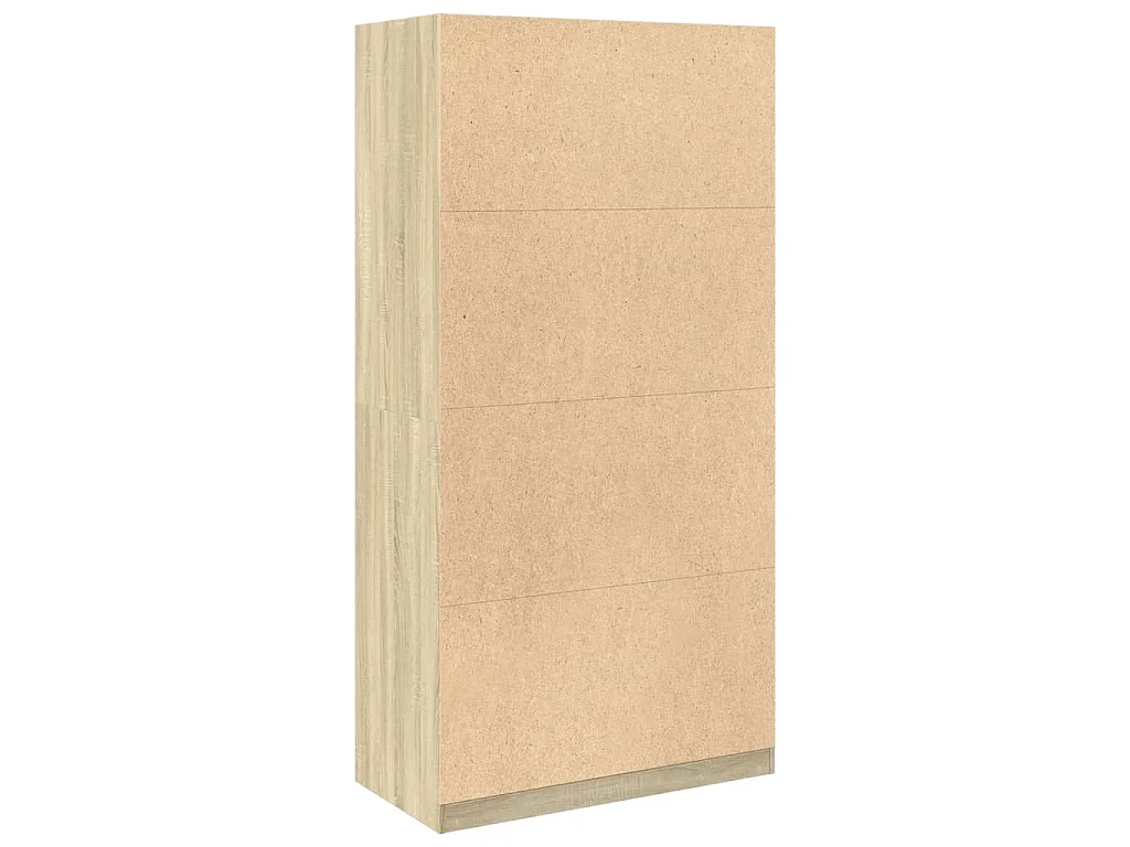 Armadio Rovere Sonoma 100x50x200 cm in Legno tecnico