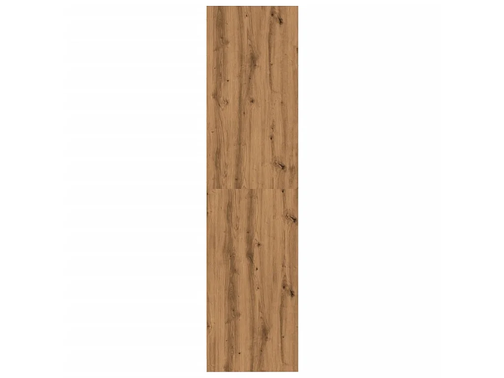 Garde-robe chêne artisanal 50x50x200 cm bois d'ingénierie