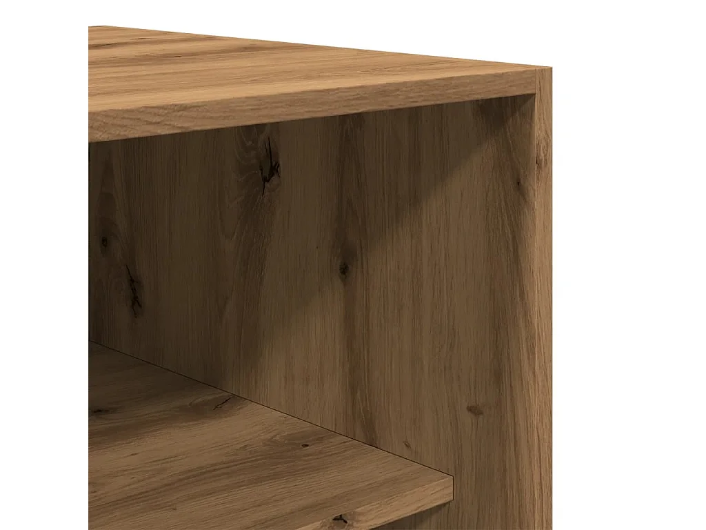 Garde-robe chêne artisanal 50x50x200 cm bois d'ingénierie