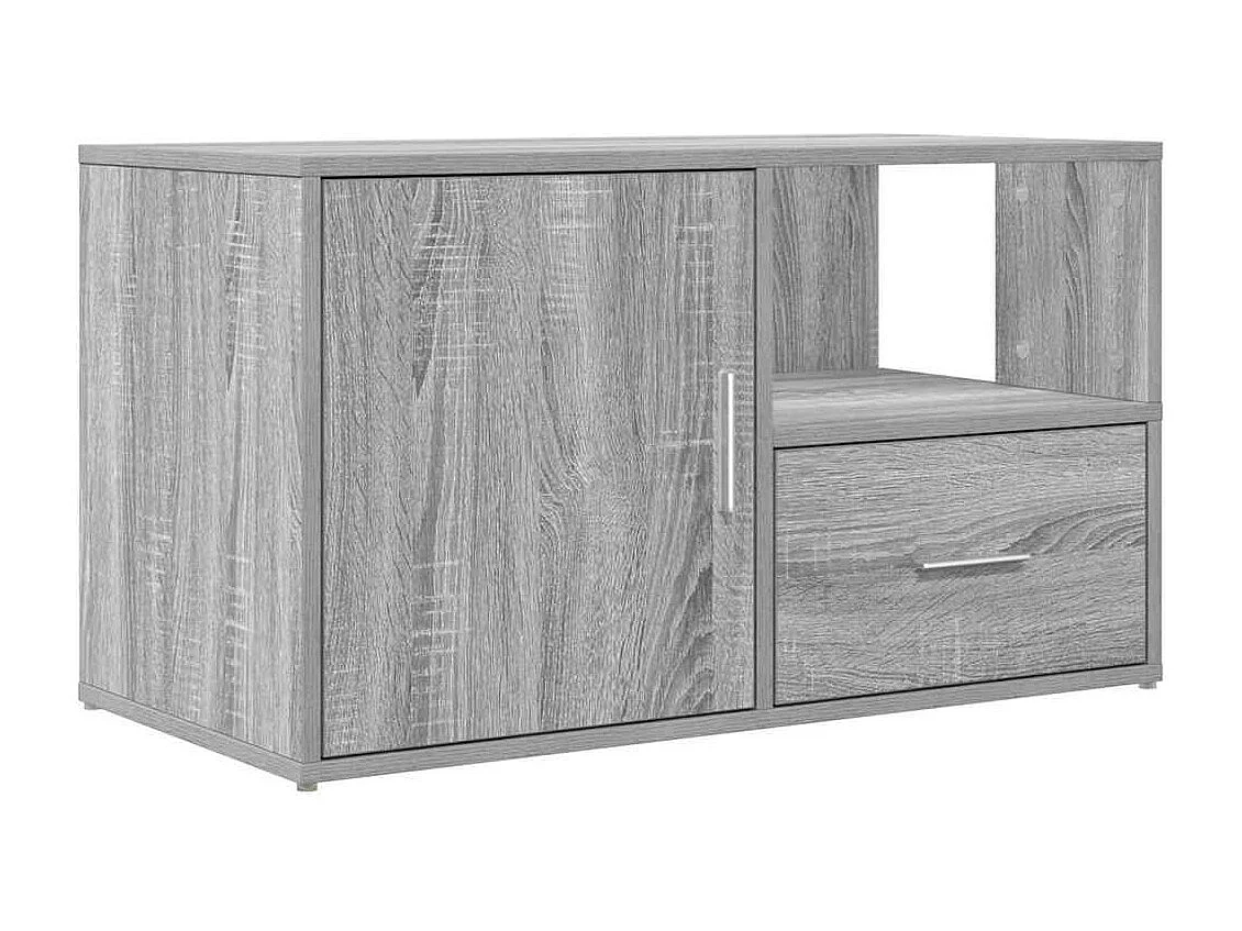 Armoire d'angle sonoma gris 200x40x45 cm bois d'ingénierie