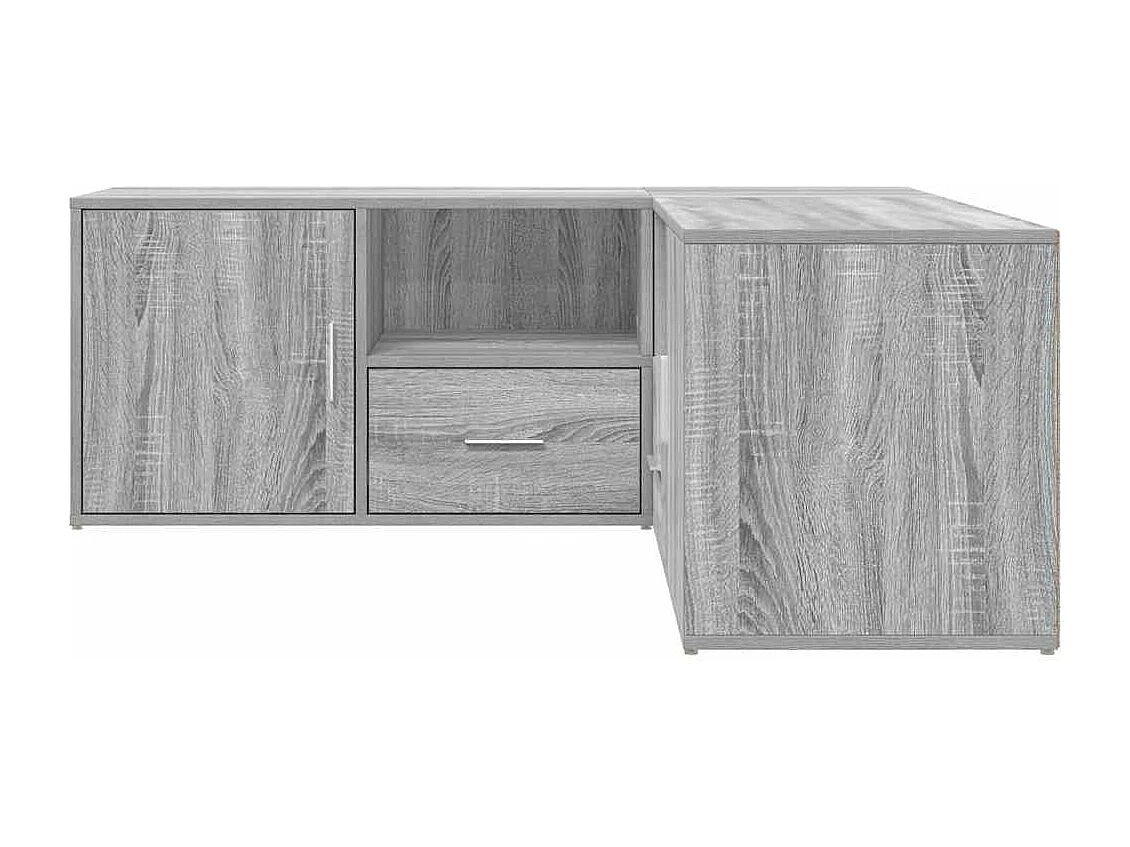 Armoire d'angle sonoma gris 200x40x45 cm bois d'ingénierie
