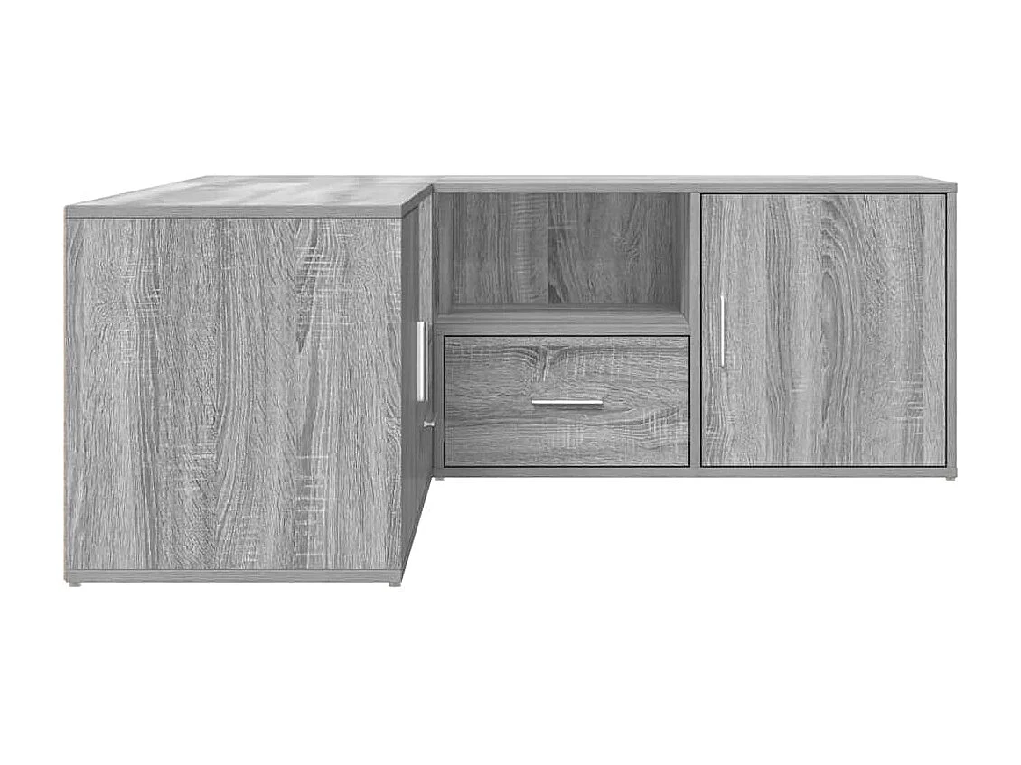 Armoire d'angle sonoma gris 200x40x45 cm bois d'ingénierie