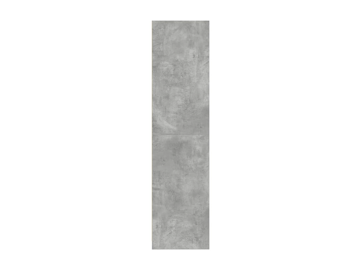 Armario de madera de ingeniería gris hormigón 80x50x200 cm