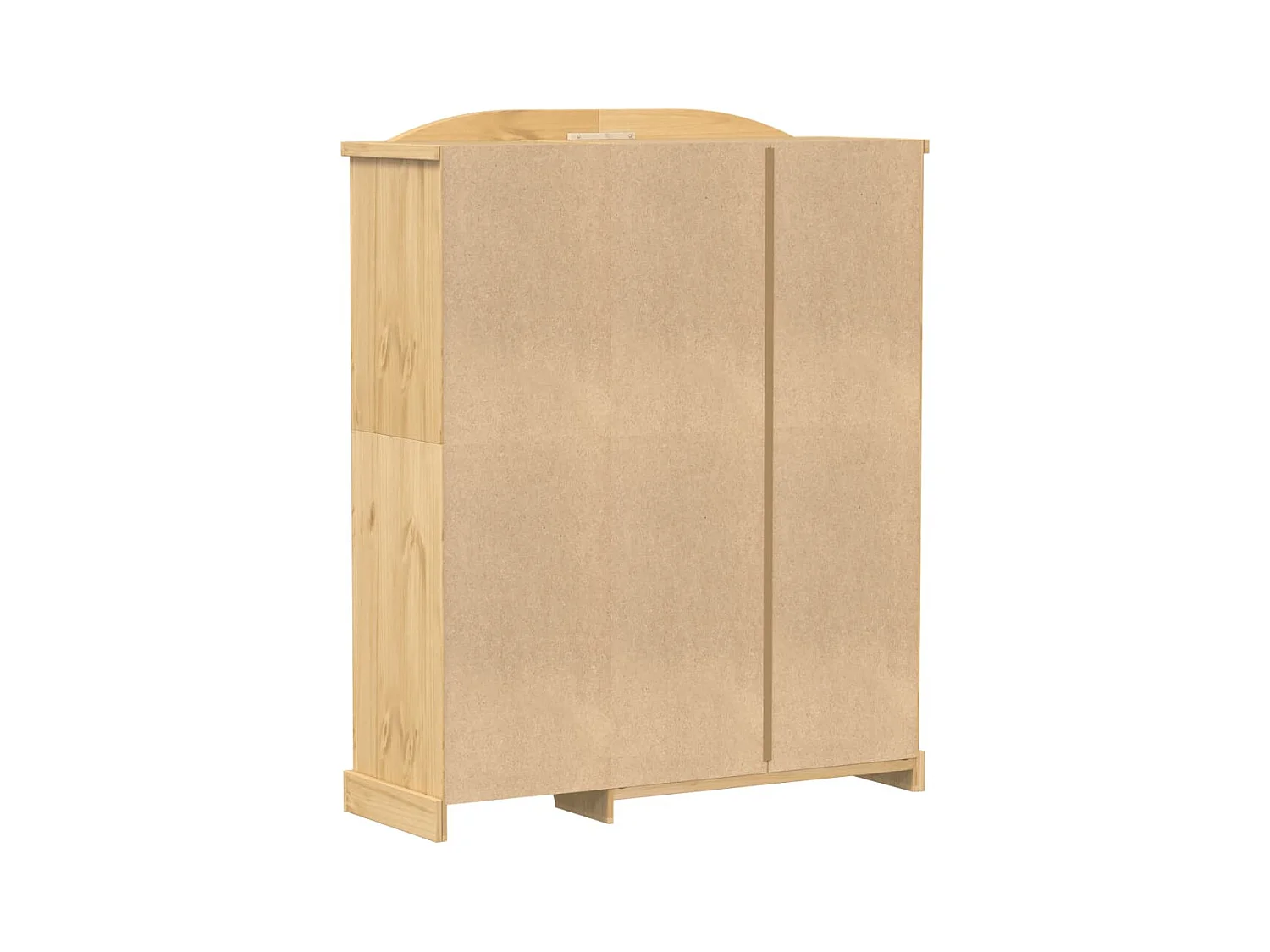Kleiderschrank Corona 151,5x52x186 cm Massivholz Kiefer