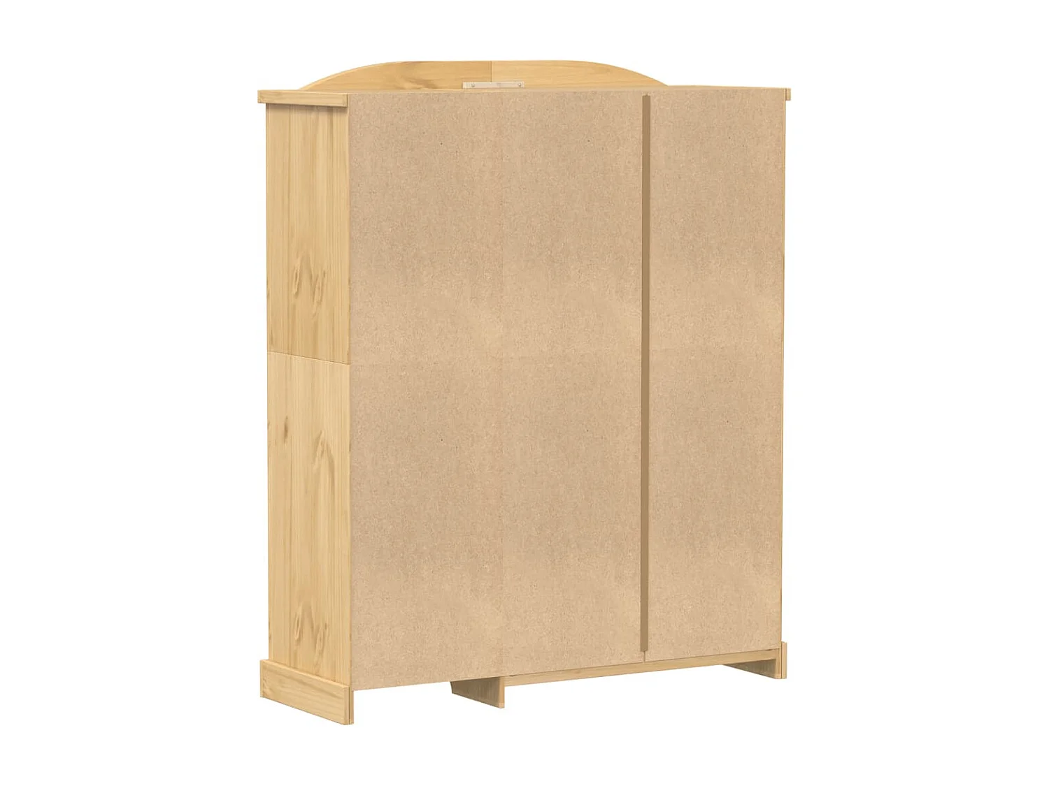Armadio Corona 151,5x52x186 cm in Legno Massello di Pino
