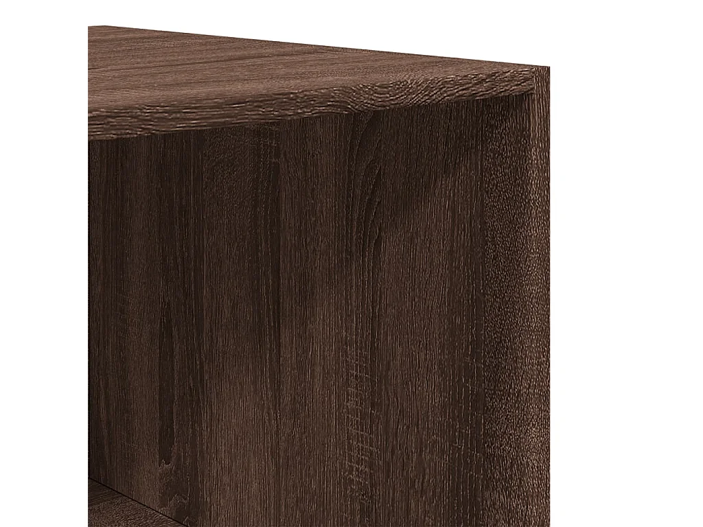 Garde-robe chêne marron 80x50x200 cm bois d'ingénierie