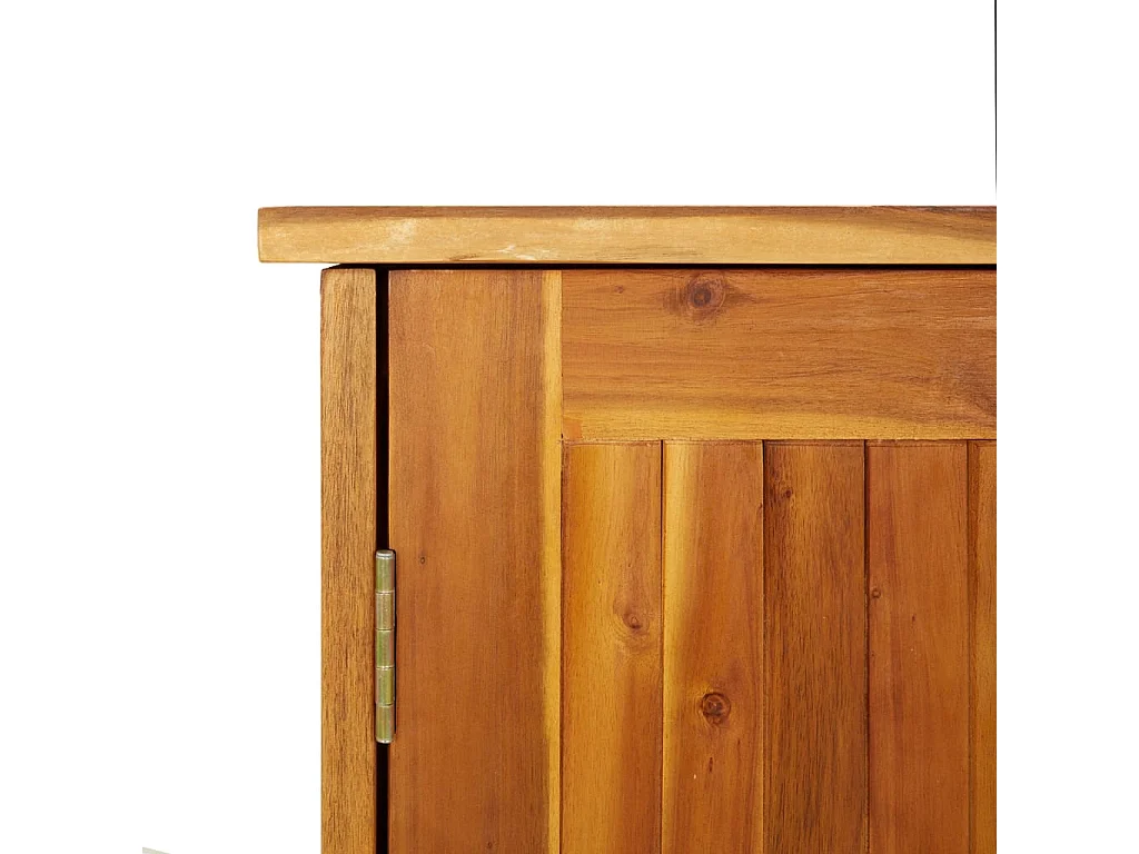 Gartenschrank 75x35x70 cm Massivholz Akazie
