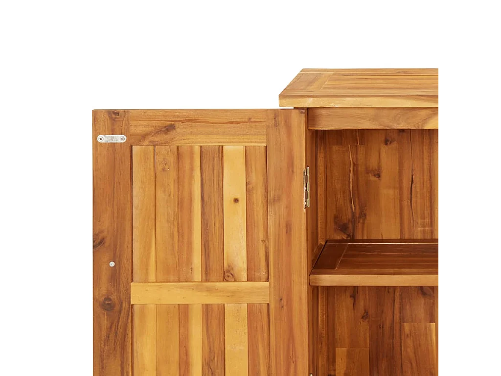 Gartenschrank 75x35x70 cm Massivholz Akazie