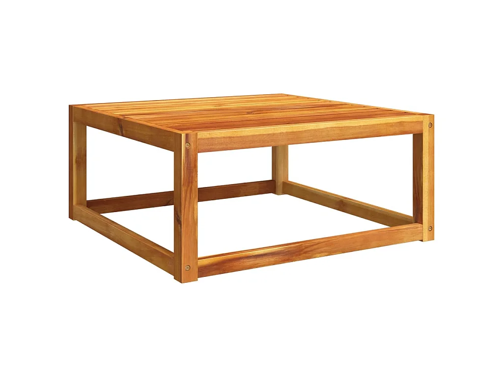 4-tlg. Gartensofa-Set mit Kissen Holz Akazie & Seil