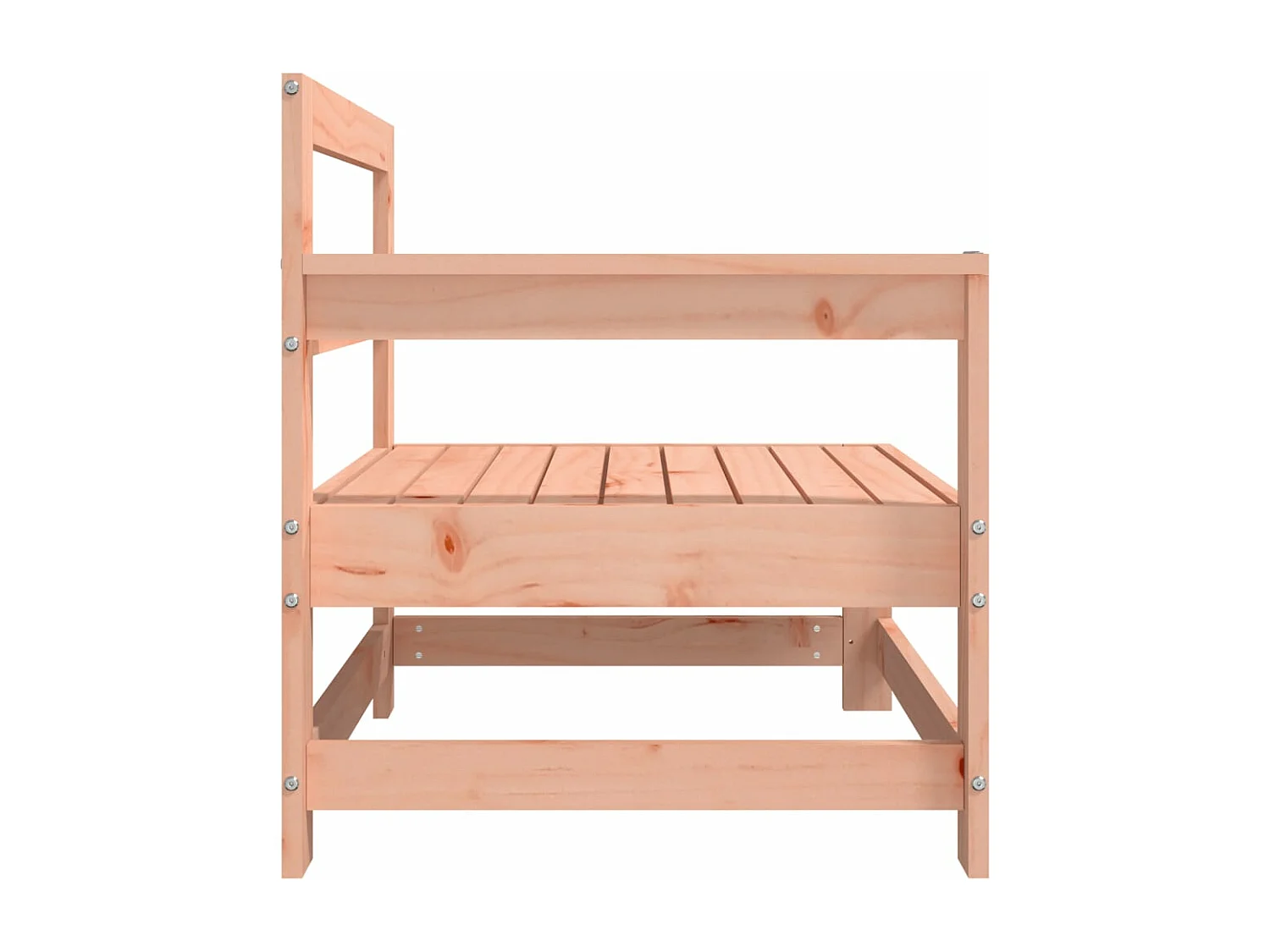 Canapés d'angle de jardin 2 pcs bois massif douglas