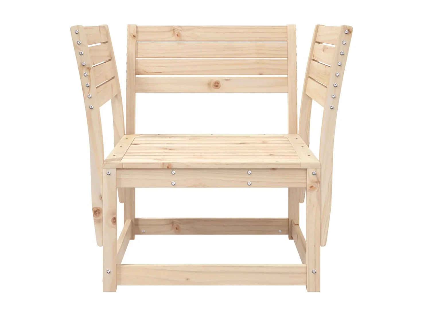 Chaises de jardin bois massif de pin