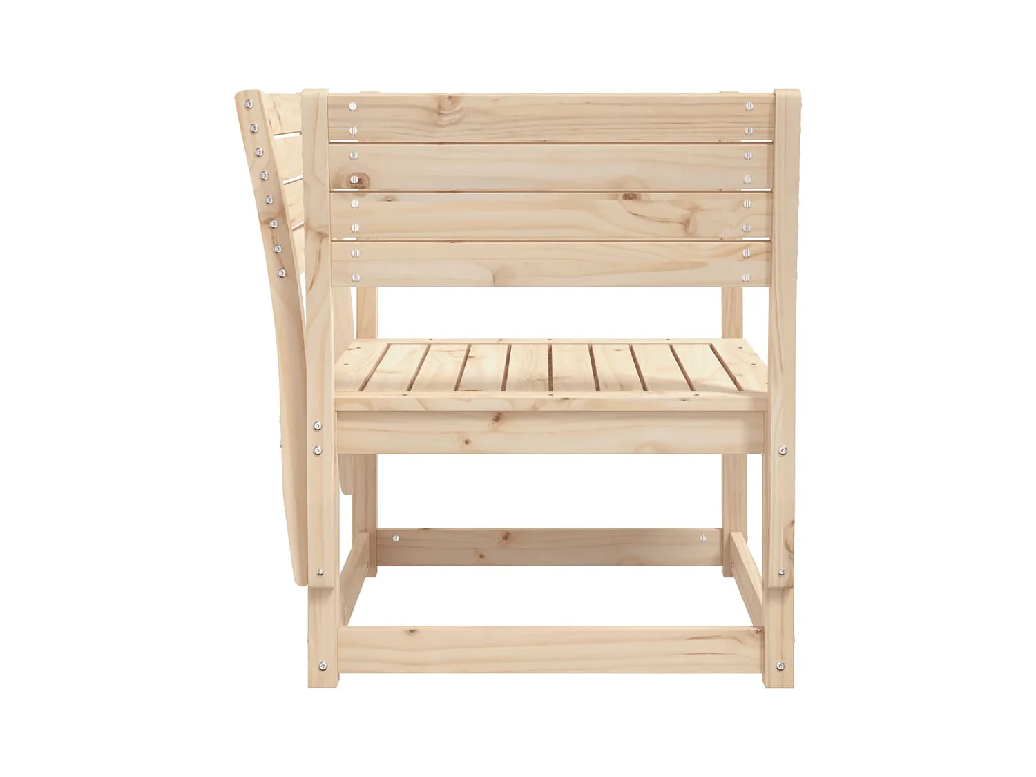 Chaises de jardin bois massif de pin