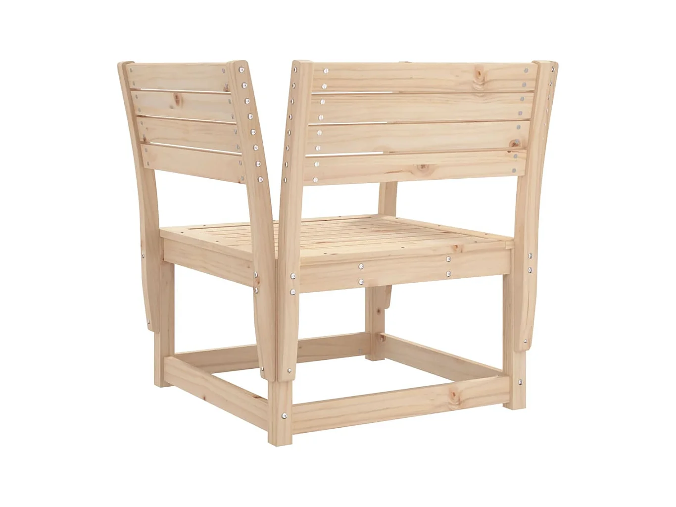 Chaises de jardin bois massif de pin