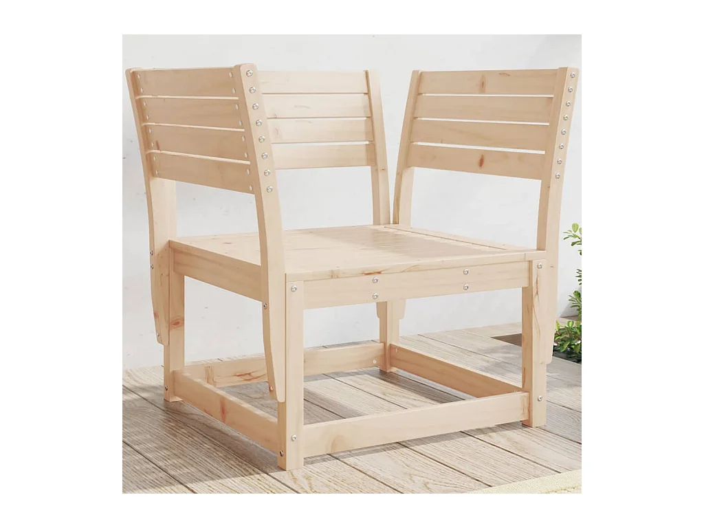 Chaises de jardin bois massif de pin