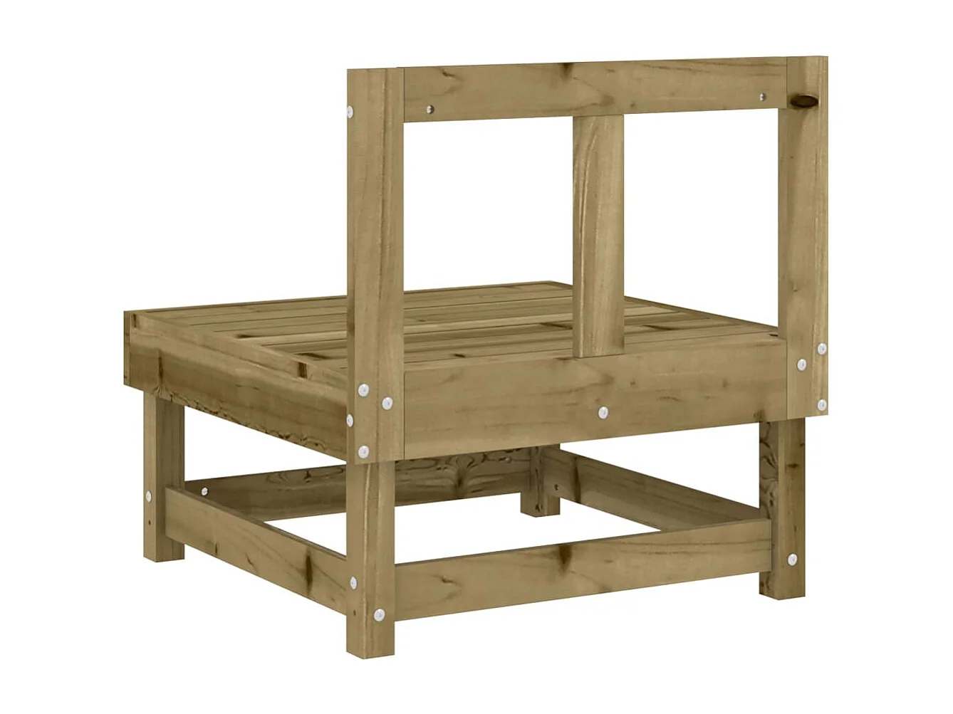 Garten-Mittelsofa Kiefernholz Imprägniert