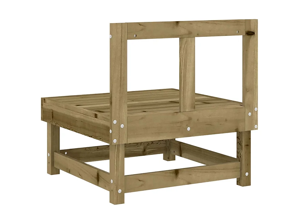 Garten-Mittelsofa Kiefernholz Imprägniert