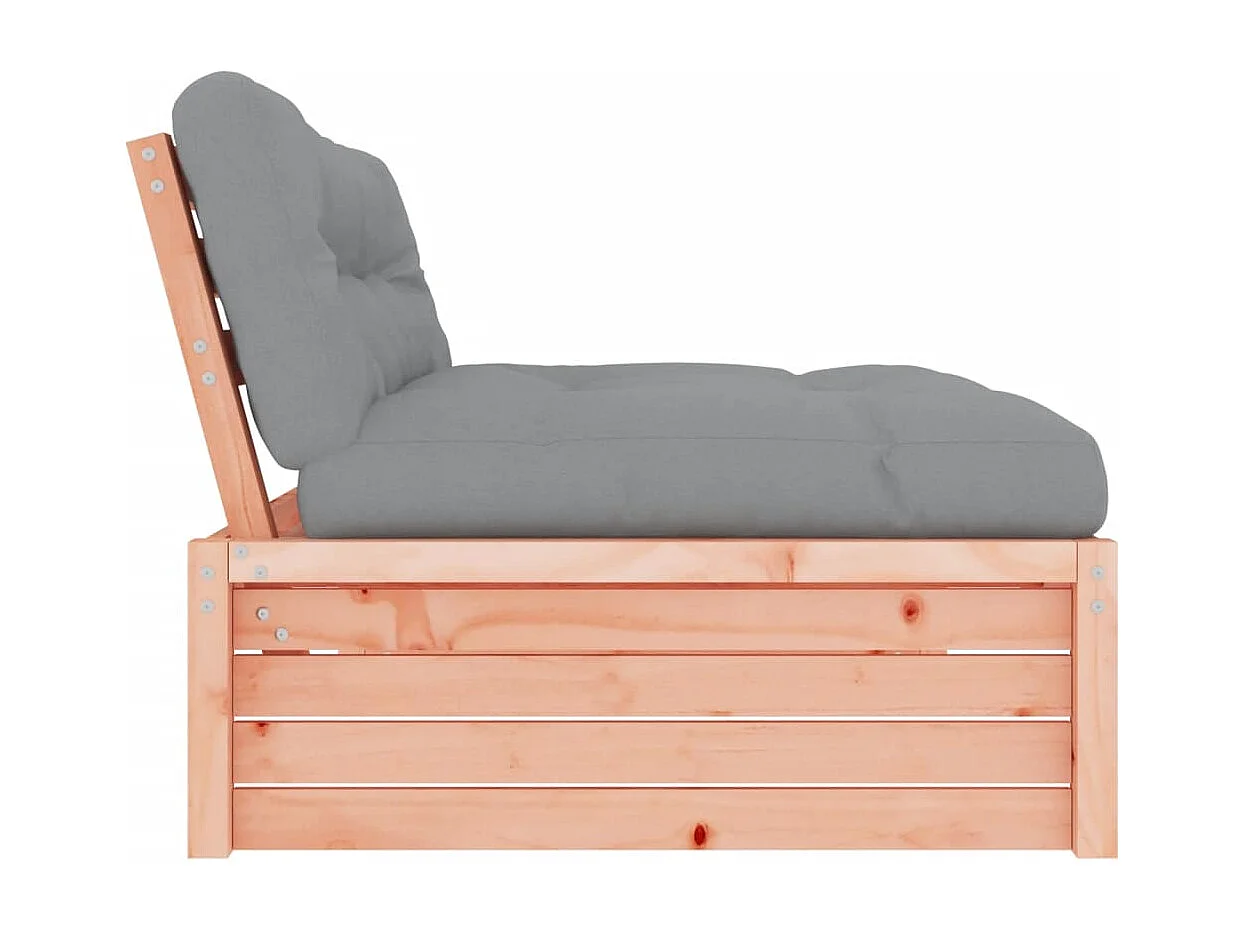 Canapé central 120x80 cm bois massif douglas